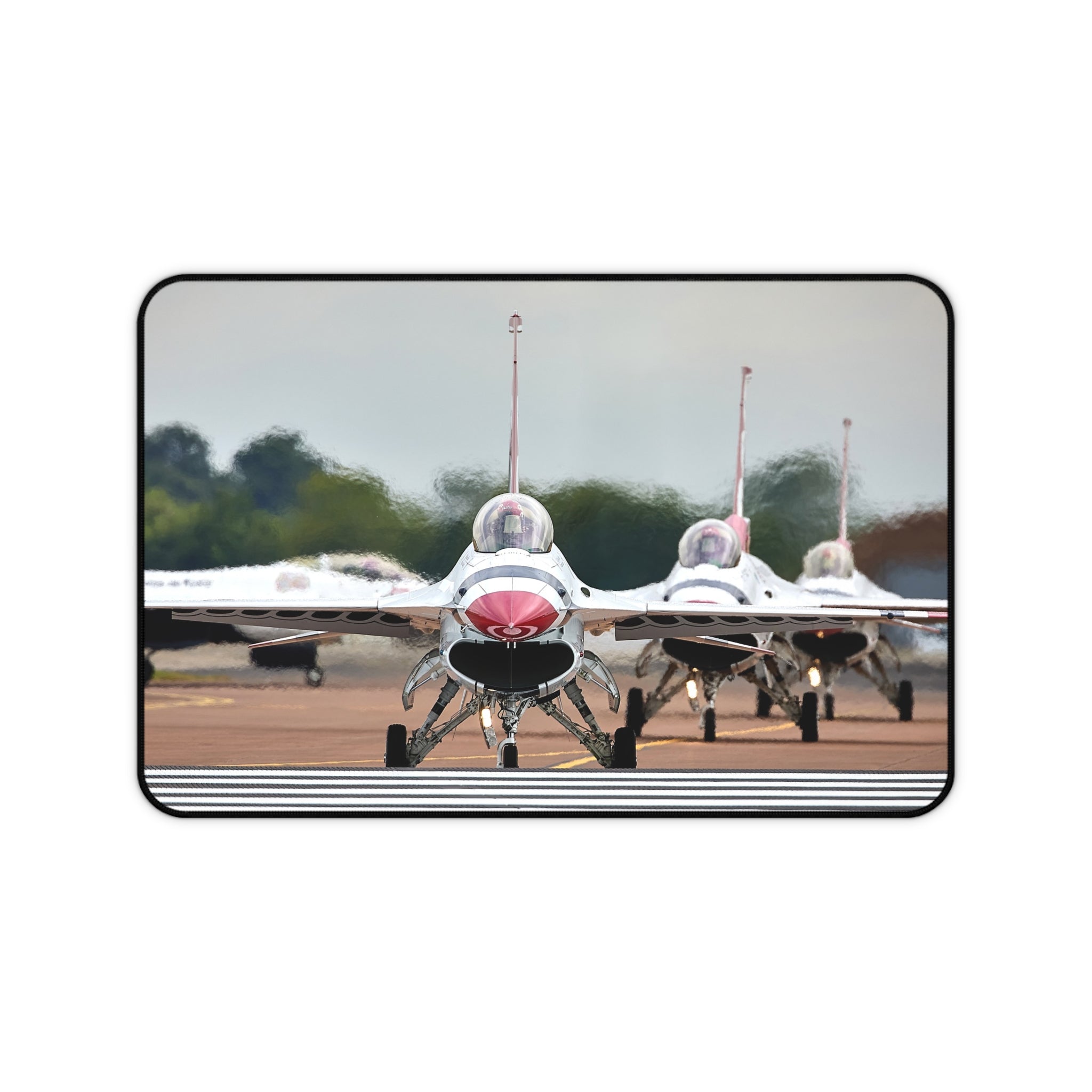 Thunderbirds Desk Mat | Pilot Gift, Office Decor, Gaming Mat, Home Office Accessories, Aviation Theme, Thunderbirds, USAF America, Jet, F-16 Fighting Falcon