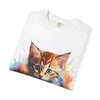 Kitten T-Shirt, Retro Fashion Tee, Stylish Casual Wear, Gift for Him, Trendy T-Shirt for Events