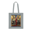 Vintage Glamour Cotton Tote Bag , Artistic Tote Bag