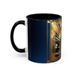 Bright Glamorous Vintage Coffee Mug with artistic designs, ideal for vintage lovers.