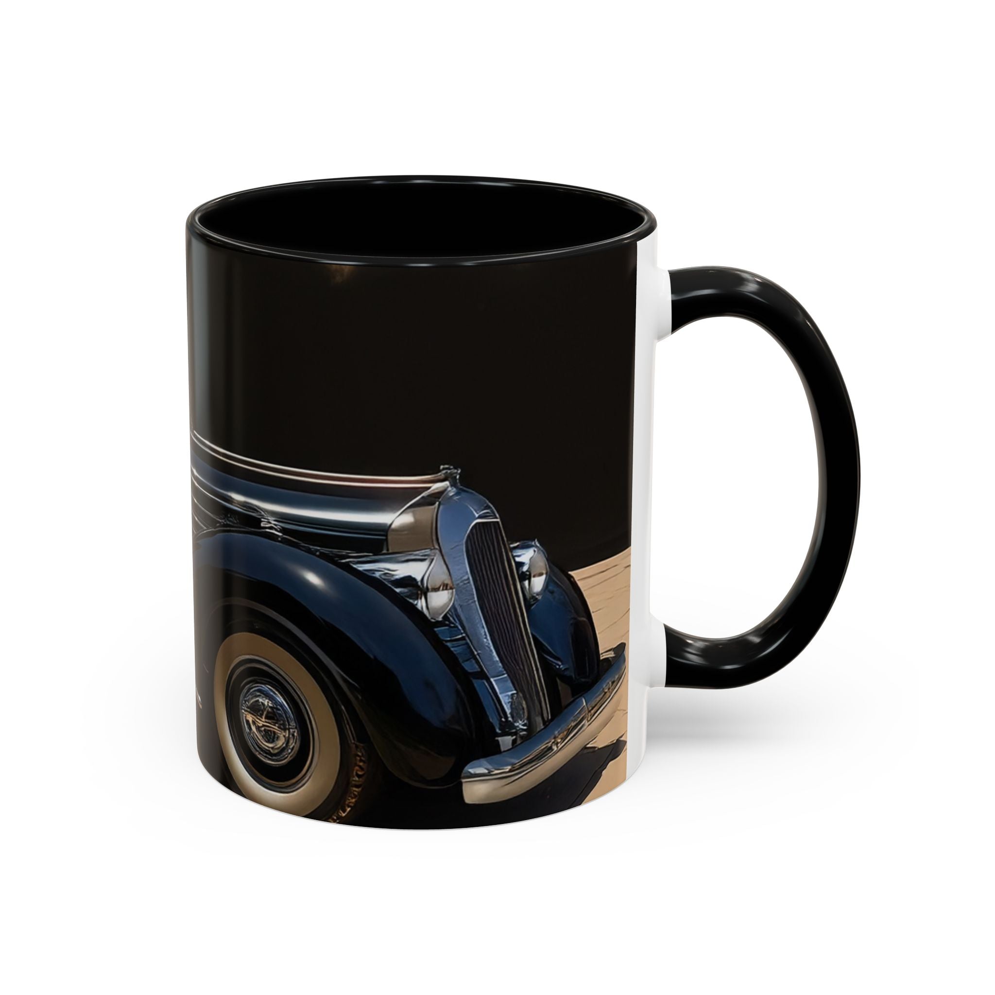 Vintage Glamour Coffee Mug, Vibrant Accent Coffee Mug