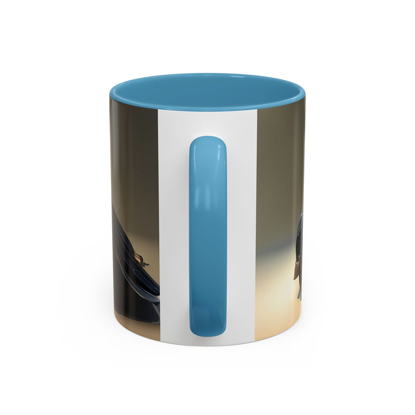 Stylish Accent Coffee Mug, a stylish accessory for coffee enthusiasts.