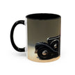 Elegant Vintage Lady Accent Coffee Mug designed to enhance your kitchen aesthetic.