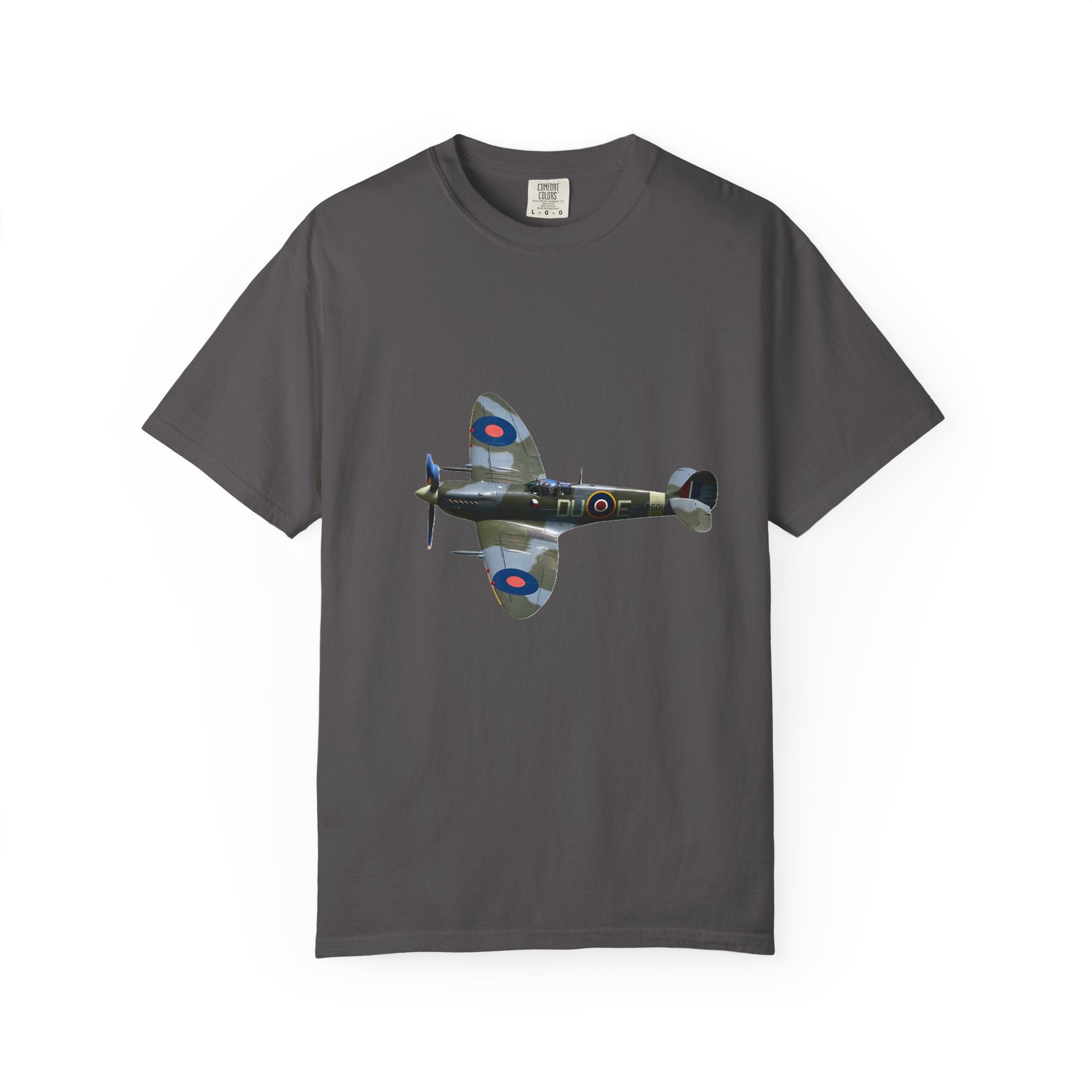 Spitfire T Shirt Aviation Fighter RAF WW2 T-Shirt, Retro Fashion Tee, Stylish Casual Wear, Gift for Him, Trendy T-Shirt for Events