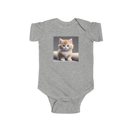 Cute Kitten Infant Bodysuit, Baby Onesie, Newborn Outfit, Baby Shower Gift, Adorable Pet Bodysuit