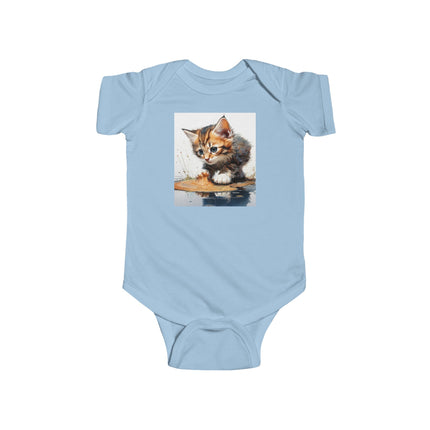 Cute Kitten Infant Bodysuit for Baby Girls and Boys