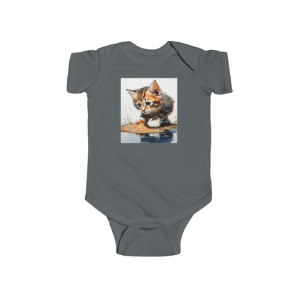 Cute Kitten Infant Bodysuit for Baby Girls and Boys
