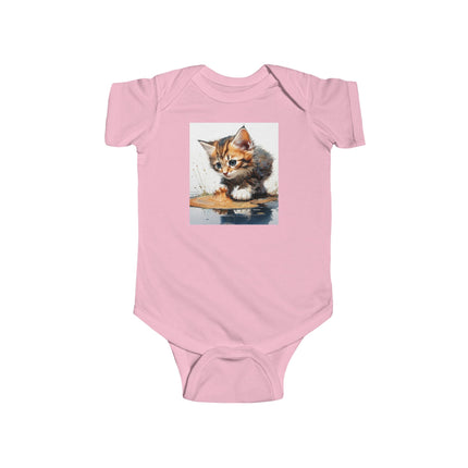 Cute Kitten Infant Bodysuit for Baby Girls and Boys