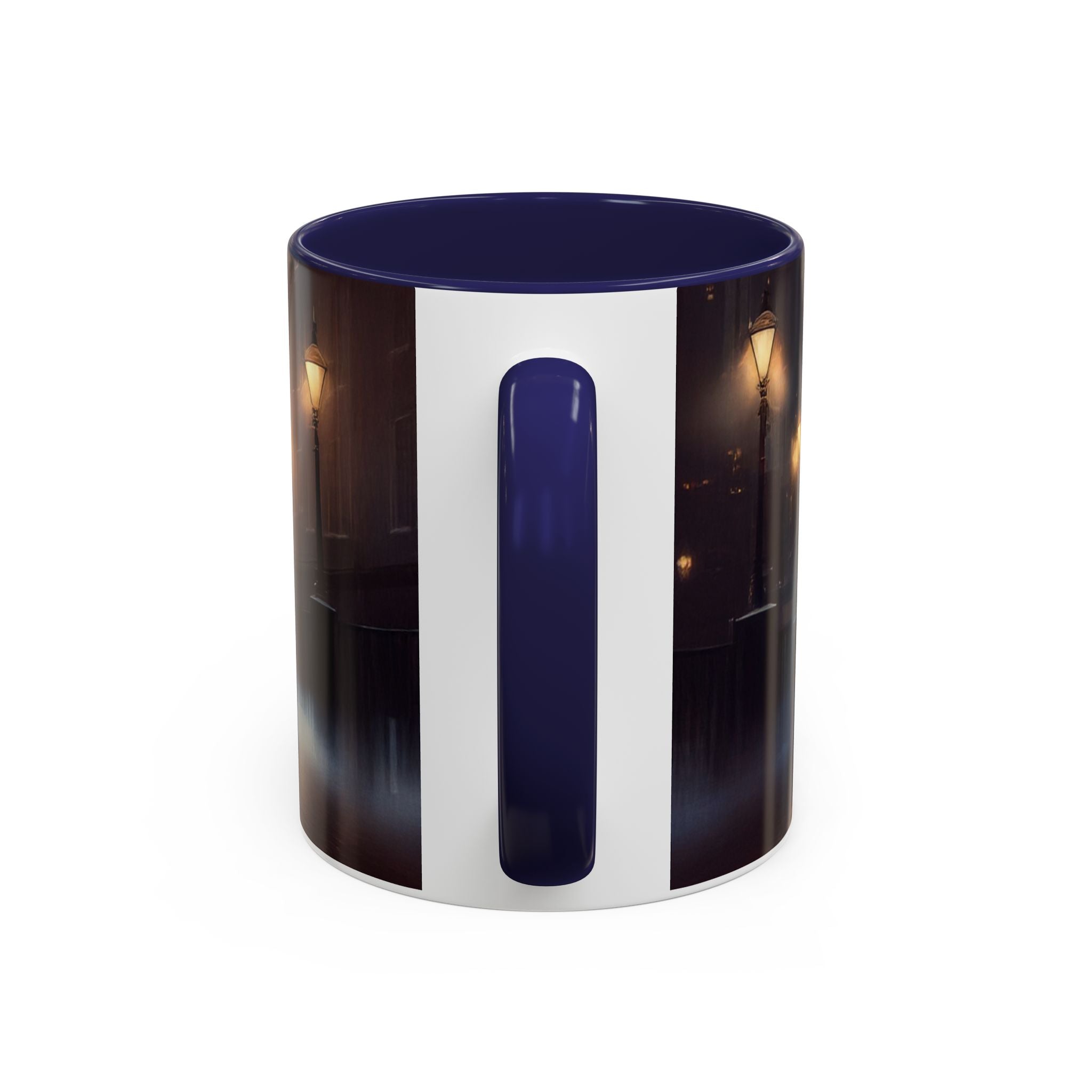 Elegant Red Dress Coffee Mug in action, perfect for home or office use with its artistic flair.