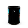 Stylish Urban Scene Mug with cozy coffee setup, ideal for warming up on a rainy day.