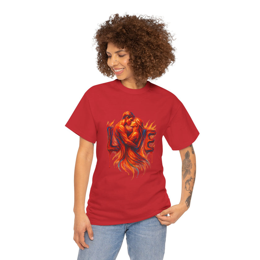 Romantic Love Unisex Heavy Cotton Tee