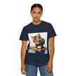 Kitten T-Shirt, Retro Fashion Tee, Stylish Casual Wear, Gift for Her, Trendy T-Shirt for Events
