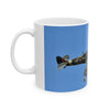 Spitfire Ceramic Mug - Perfect Gift for Pilots, Aviation Lovers, Air Force Veterans, Coffee Lovers, Birthday, and Father's Day