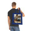Chic Travel Cotton Tote Bag - Fashionable Design for Jetsetters