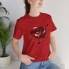 Red Lip Design Unisex Jersey Tee | Casual Wear, Trendy Shirt, Gift for Her, Summer Style, Statement Top