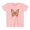 Butterfly Youth Tee, Kids T-Shirt, Summer Style, Birthday Gift, Nature Lover Shirt, Cute Graphic Tee