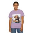 Kitten T-Shirt, Retro Fashion Tee, Stylish Casual Wear, Gift for Her, Trendy T-Shirt for Events