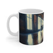Tower Bridge, Retro Glamour, London Mug,  Enthusiast Gift, Coffee Cup, Retro, Unique, Mug, Glamour, Retro, Woman, Car,  London,