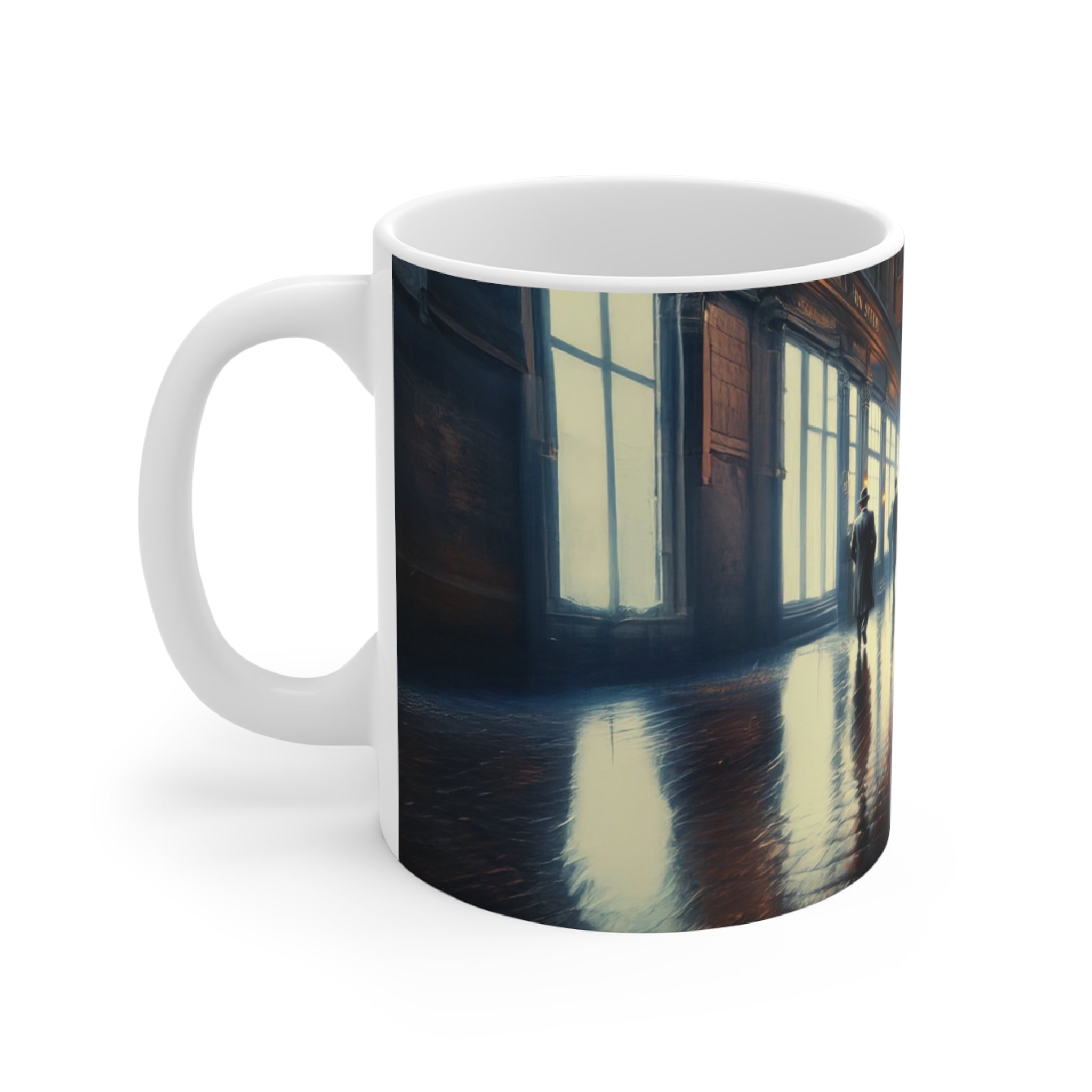 Tower Bridge, Retro Glamour, London Mug,  Enthusiast Gift, Coffee Cup, Retro, Unique, Mug, Glamour, Retro, Woman, Car,  London,