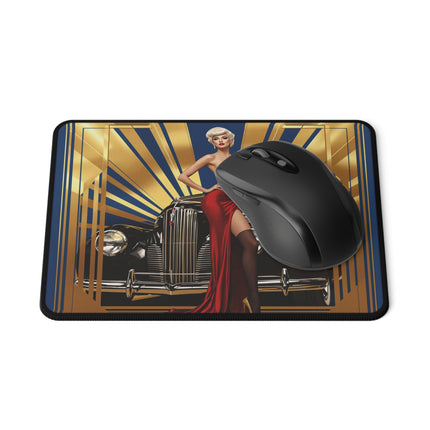 Vintage-Themed Non-Slip Gaming Mouse Pad with Classic London Scene