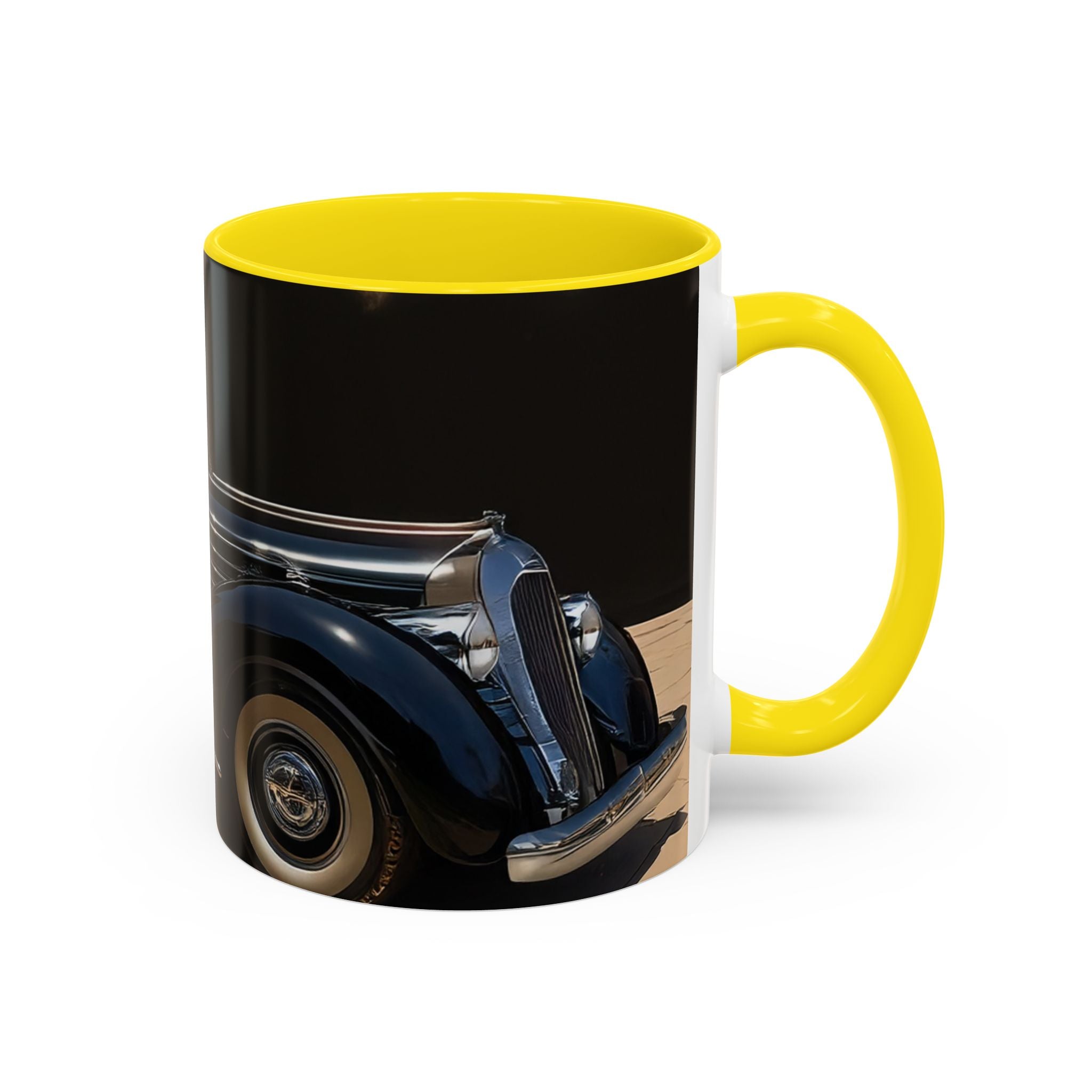 Vintage Glamour Coffee Mug, Vibrant Accent Coffee Mug