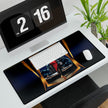Vintage-Inspired Desk Mat with Classic Car Design