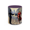 Elegant design of the Vintage Glamour Accent Coffee Mug with rich colors and sharp prints.