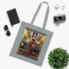 Vintage Glamour Cotton Tote Bag , Artistic Tote Bag