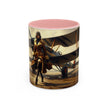 Vintage Aviator Accent Coffee Mug - 11oz, Vibrant Accent Coffee Mug