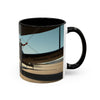 Vintage Aviation Accent Coffee Mug in a cozy setting, ideal for tea lovers.