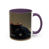 Stylish Accent Coffee Mug with beautiful colors enhancing your drinking experience.