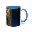 Elegant Glamorous Vintage Coffee Mug showcasing its art design in a cozy setting.