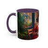 Elegant presentation of the Parisian Dream Coffee Mug - 11oz on a breakfast table.