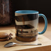 Vintage Aviator Accent Coffee Mug - 11oz, Vibrant Accent Coffee Mug