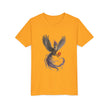 Mystical Phoenix Youth Tee, Magical T-Shirt for Kids, Fantasy Shirt, Perfect Birthday Gift, Summer Outfit, Kids Apparel