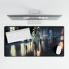Elegant Urban Scene Desk Mat - Stylish Office Accessory for Your Workspace
