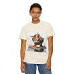 Kitten T-Shirt, Retro Fashion Tee, Stylish Casual Wear, Gift for Her, Trendy T-Shirt for Events