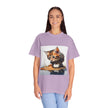 Kitten T-Shirt, Retro Fashion Tee, Stylish Casual Wear, Gift for Her, Trendy T-Shirt for Events