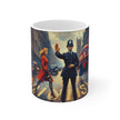 Retro Woman, A London Policeman, London Mug, Gift for Enthusiasts, Coffee Cup, Retro, Unique, Mug, Charm, Retro, London