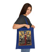 Vintage Glamour Cotton Tote Bag , Artistic Tote Bag