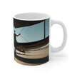 Attractive Woman, Aviation Enthusiast Gift, Pilot Coffee Cup, Retro Flight Decor, Unique Pilot Mug