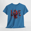 Love Heavy Cotton Tee For Him - Artful Expression for Couples, Gift for Anniversaries, Valentine's Day, Casual Wear, Art Lovers Tee