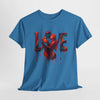 Love Heavy Cotton Tee For Him - Artful Expression for Couples, Gift for Anniversaries, Valentine's Day, Casual Wear, Art Lovers Tee