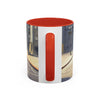 Vintage Glamour Accent Coffee Mug against a soft backdrop, ready for everyday enjoyment.