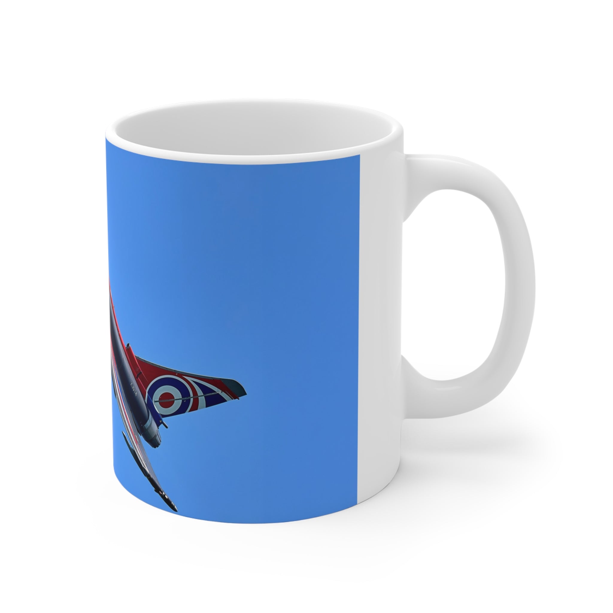 Typhoon Airplane Mug, Aviation Enthusiast Gift, Pilot Coffee Cup, Retro Flight Decor, Unique Pilot Mug