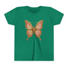 Butterfly Youth Tee, Kids T-Shirt, Summer Style, Birthday Gift, Nature Lover Shirt, Cute Graphic Tee