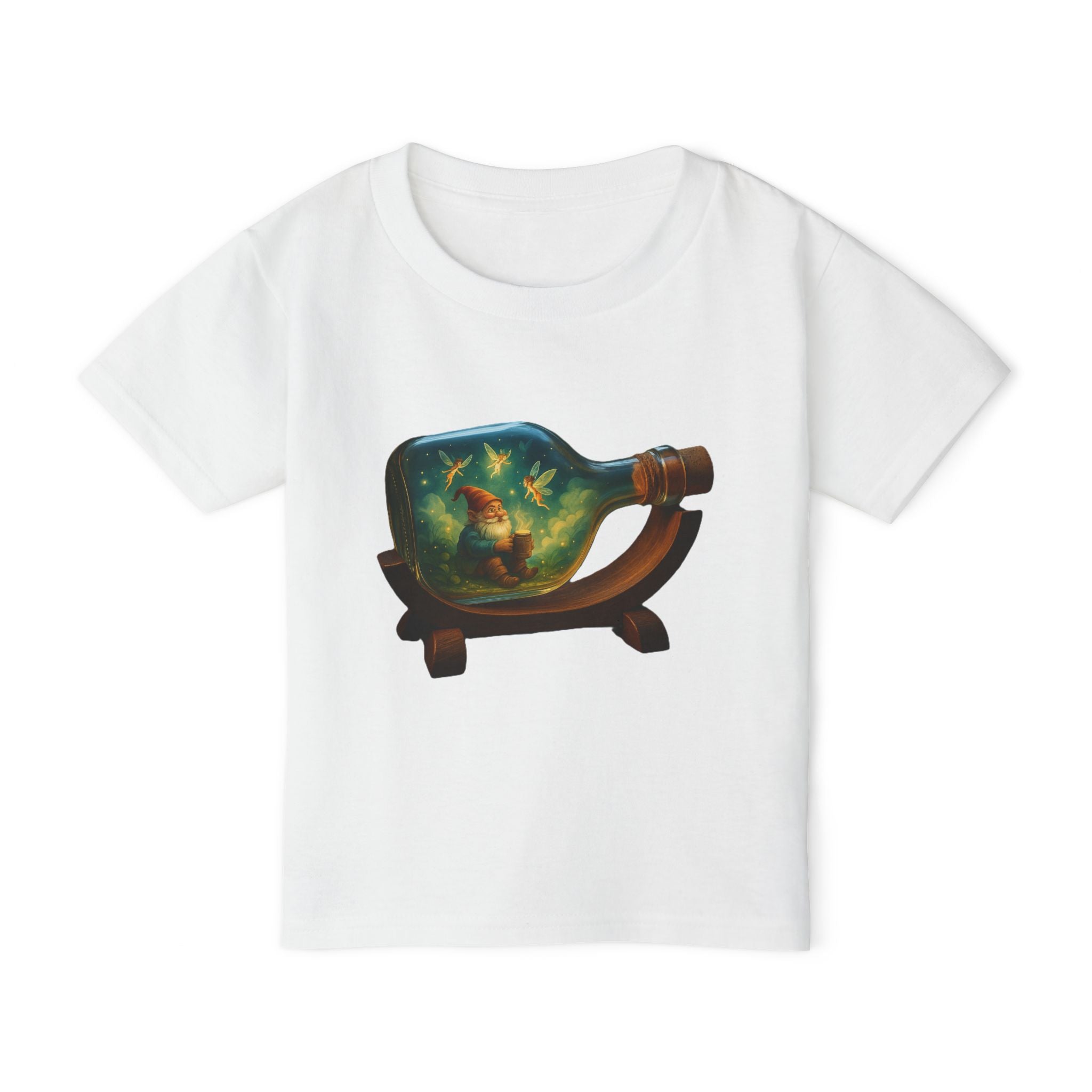 Whimsical Toddler T-Shirt with Bottle Design, Cute Kids Tee, Gift for Toddlers, Birthday Outfit, Playful Apparel