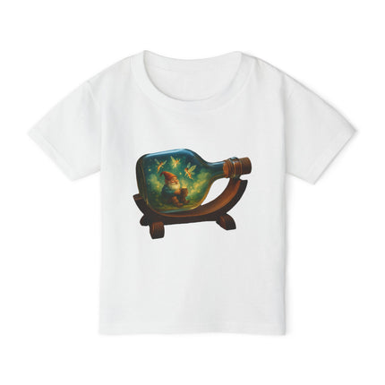 Whimsical Toddler T-Shirt with Bottle Design, Cute Kids Tee, Gift for Toddlers, Birthday Outfit, Playful Apparel