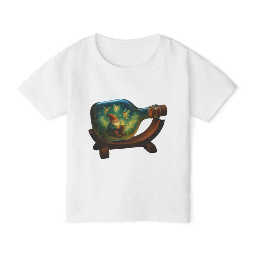 Whimsical Toddler T-Shirt with Bottle Design, Cute Kids Tee, Gift for Toddlers, Birthday Outfit, Playful Apparel