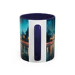 Glamorous Cityscape Coffee Mug with intricate designs, a must-have for coffee aficionados.